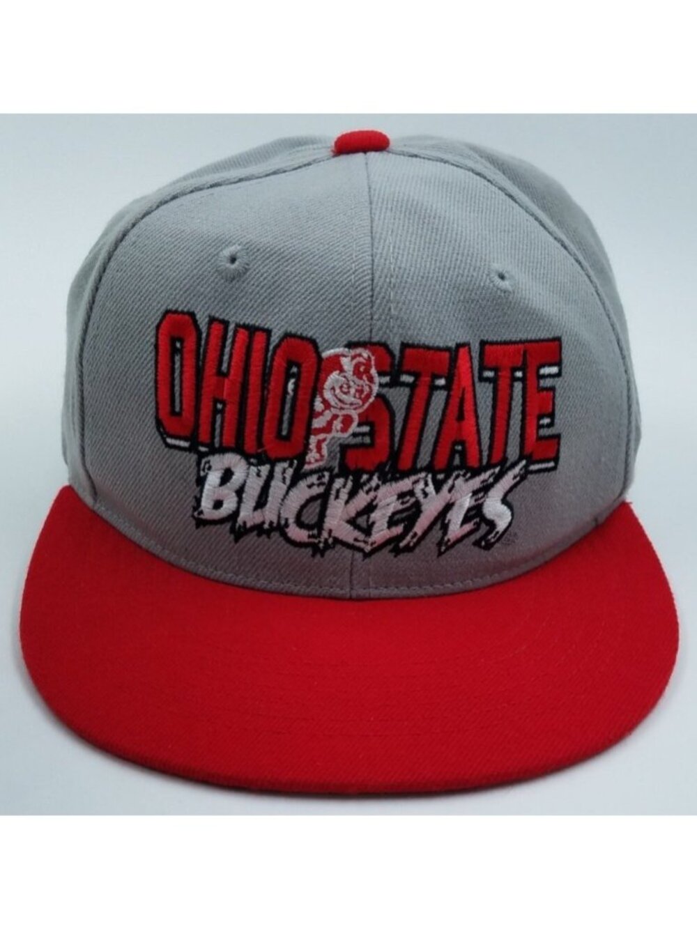 Ohio State Buckeyes NCAA Quake Snap Charcoal Top of the World Collegiate Hat Cap